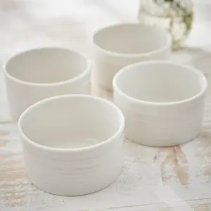 Sophie Conran Portmeirion Small Ramekins, White (Set of 4)