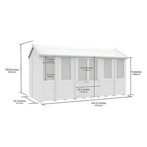 DIY Sheds 7x14 Apex Summer Shed