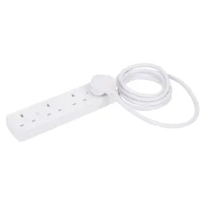 4-Way Extension Lead with 2m Cable