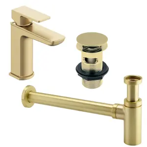 Zoia Gold Basin Mono Tap Package Inc Waste & Bottle Trap