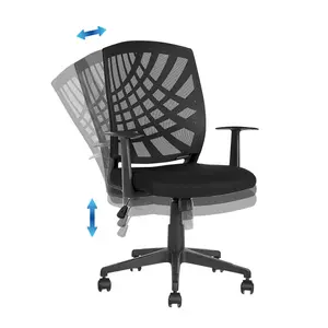 Beliani Modern Office Chair Black BONNY