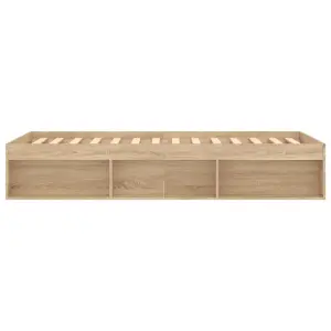 Berkfield Bed Frame Sonoma Oak 90x190 cm