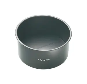 MasterClass Non-Stick 18cm Loose Base Deep Cake Pan