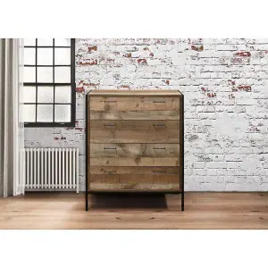 Birlea Urban 4 Drawer Chest Rustic