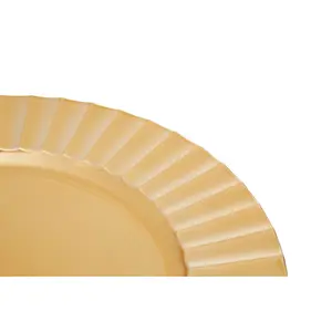 Maison by Premier Dia Gold Finish Wave Charger Plate