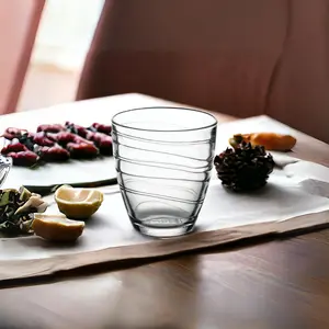 URBNLIVING 9cm Height Set of 12 Drinking Glasses 280ml