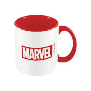 Marvel Inner Two Tone Logo Mug White/Red (One Size)