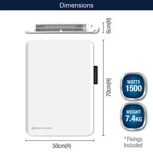 Spear & Jackson 1500W Panel Heater