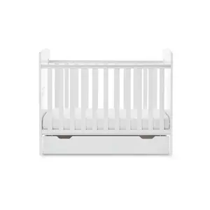 Grace Mini Cot Bed & Underdrawer White