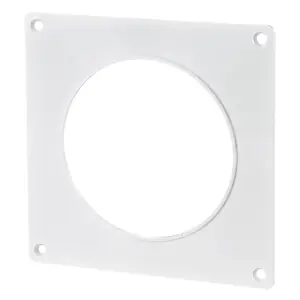 Ventilation Round Circular Ducting Wall Mounting Plate 125mm 5"