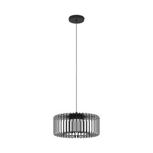 EGLO Ginestrone-Z Black Steel RGB Pendant Light