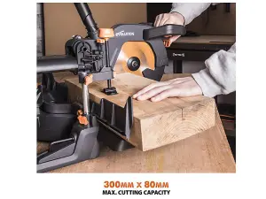 Evolution 052-0001A R255SMS+ Pro Multi-Material Sliding Mitre Saw 255mm 2000W 240V EVLR255SMS