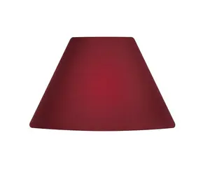 9" Cotton Coolie Lampshade - Wine