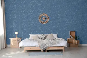 SK Filson Blue Twinkle Twinkle Stars Wallpaper