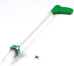 KEPLIN Spider Catcher, Bug Trap Catcher Extra Long with Handle, Safely Humanely Removes Spiders, Insects, Daddy Longlegs, Wasps,