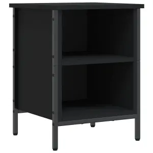 Berkfield Shoe Cabinet Black 38x35x50 cm Engineered Wood