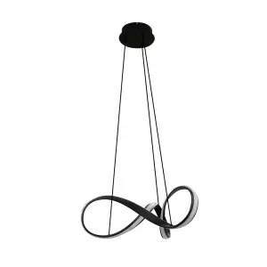 Luminosa Elegance LED Pendant Lamp 36W 2800Lm 3000K Black