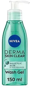 Nivea Derma Skin Clear Face Wash Gel With Salicylic Acid, 150Ml