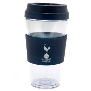 Tottenham Hotspur FC Logo Travel Mug Clear/Navy (One Size)