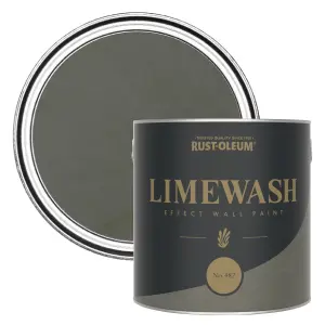 Rust-Oleum Green Limewash Effect Wall Paint - No.482 2.5L