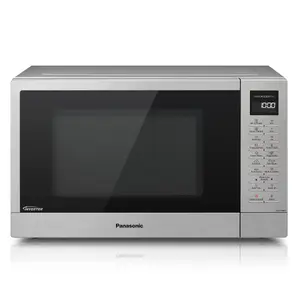 Panasonic NN-ST48KSBPQ Solo Inverter Microwave, 37 Litres, 1000W, Silver