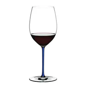 Riedel Hand Made Fatto A Mano Cabernet/Merlot Wine Glass Dark Blue