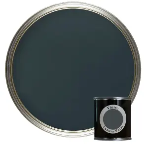 Vintro Luxury Matt Emulsion Dark Grey, Multi Surface Paint for Walls, Ceilings & Wood- 125ml (Lowry Grey)