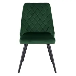 Clocher Upholstered Chair (Set of 2) Dark green