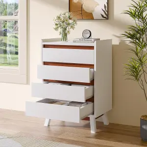 4-Tier Bedroom Chest Storage Cabinet W 600 x D 400 x H 860 mm