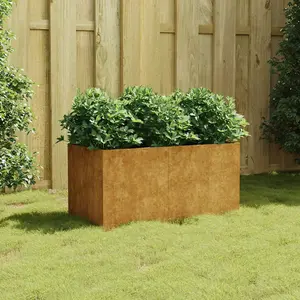 Berkfield Planter 80x40x40 cm Corten Steel