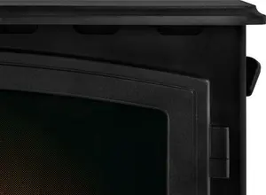 Adam Woodhouse Electric Stove In Black