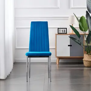 Side chair Set Gabrielle (Set of 2) Blue