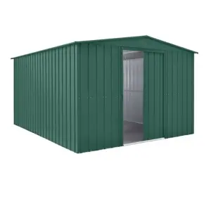 10 x 12 Apex Metal Garden Shed - Heritage Green (10ft x 12ft / 10' x 12' / 3.1m x 3.7m)