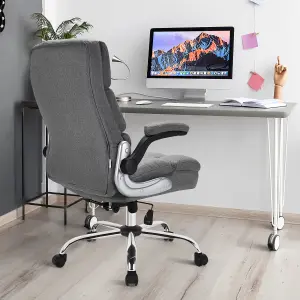 Costway Executive Office Chair Ergonomic Padded High Back Swivel Computer Desk Chairs