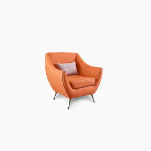 Emelda Grace Rita Armchair - Orange