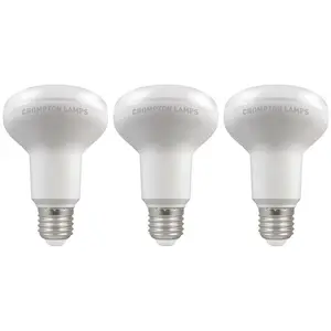 Crompton Lamps LED R80 Reflector 11W E27 (3 Pack) Warm White Opal (100W Eqv) (3 Pack)