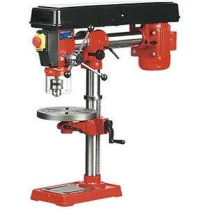 5-Speed Radial Bench Pillar Drill - 550W Motor - 820mm Height - Heavy Duty