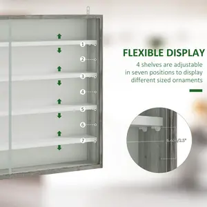 Display Cabinet Grey