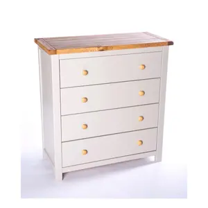 Argenta 4 Drawer Chest of Drawers Wood Knob