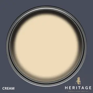 Dulux Trade Heritage Cream Eggshell Wall paint, 750ml