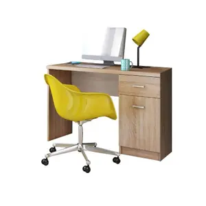 Andy Desk with Storage - Sonoma Oak