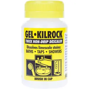 Kilrock brush on Gel Descaler,Limescale remover160ml (Pack of 3)