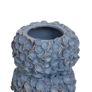 Flower Vase MUZAKI Ceramic Blue