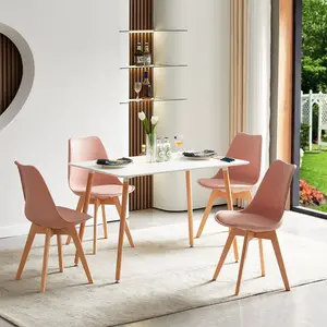 Nero Upholstered Side Chair (Set of 4) Pink