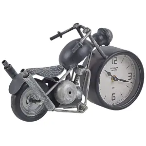 Beliani Industrial Clock BERNO Metal Black