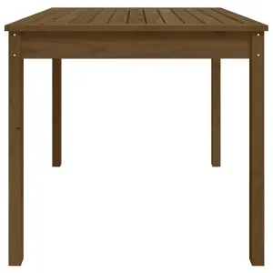 Berkfield Garden Table Honey Brown 82.5x82.5x76 cm Solid Wood Pine