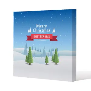 Merry christmas cover art (canvas) / 46 x 46 x 4cm