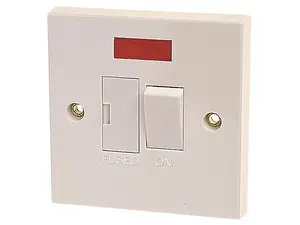 Premium 13A Switched Fused Spur with Indicator Light for Home Safety and Convenience