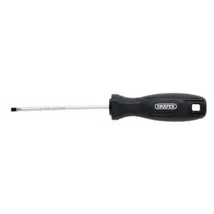 Draper Slotted Parallel Hard Grip Screwdriver, 4.0 x 100mm 13535