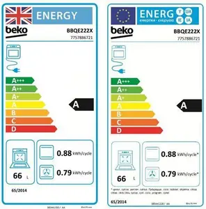 Beko Qbse222x Built-In Multifunction Oven & Hob Pack - Stainless Steel